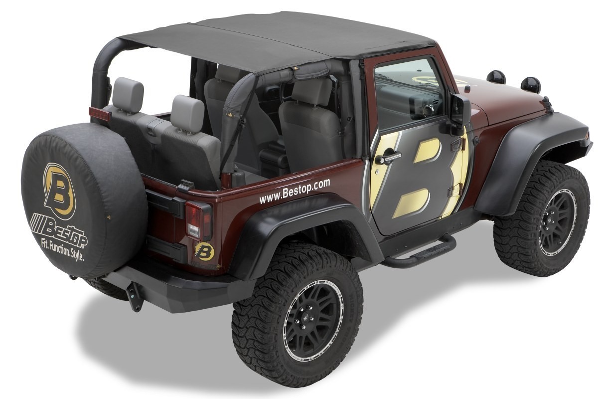 Bikini version Safari Jeep Wrangler JK anti UV pour habitacle frais