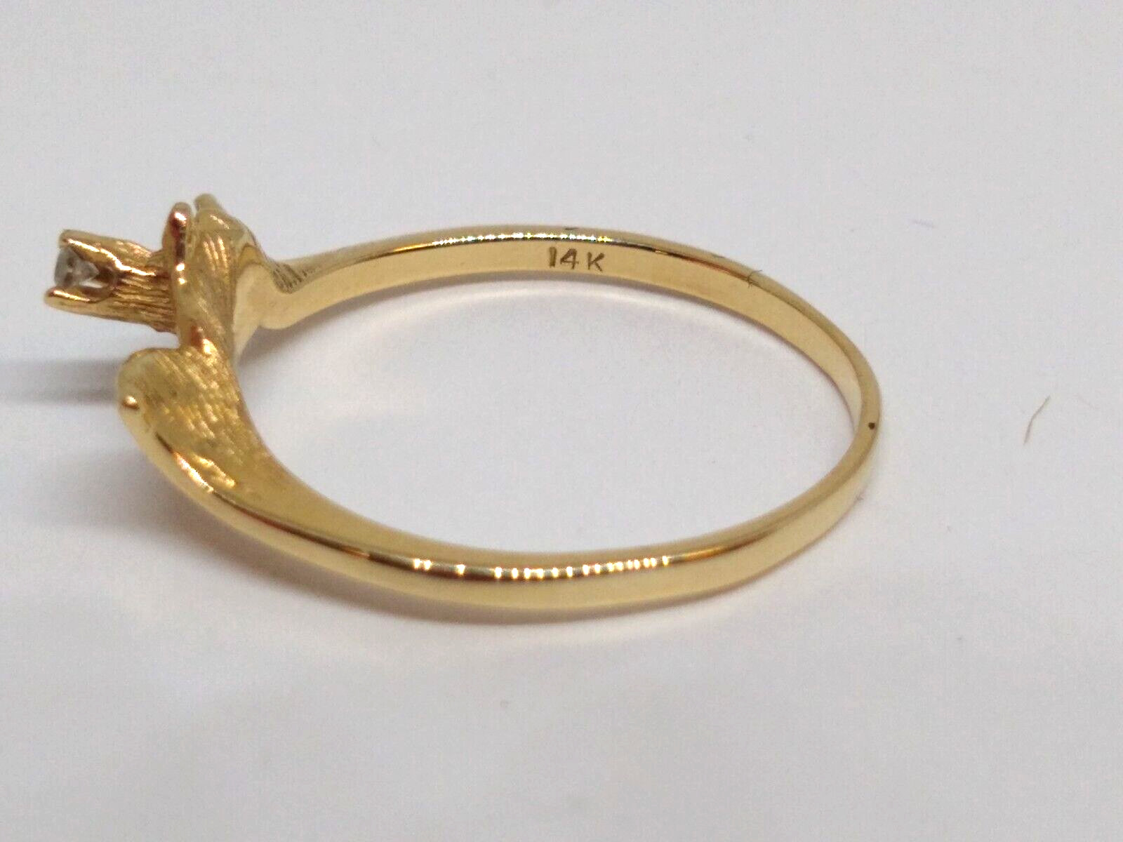 VTG, Two Piece, Diamond /Ruby Ring, signed Starfi… - image 4