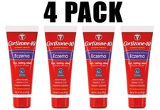 Cortizone 10, 4 PACK, for Lotion for Eczema Maximum Strength, 3.5 oz each x 4