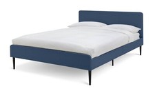 Kristopher Double Bed Frame Blue Modern Bedroom Furniture
