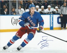 New York Rangers Kevin Hayes Autographed Signed 8x10 NHL Photo COA A