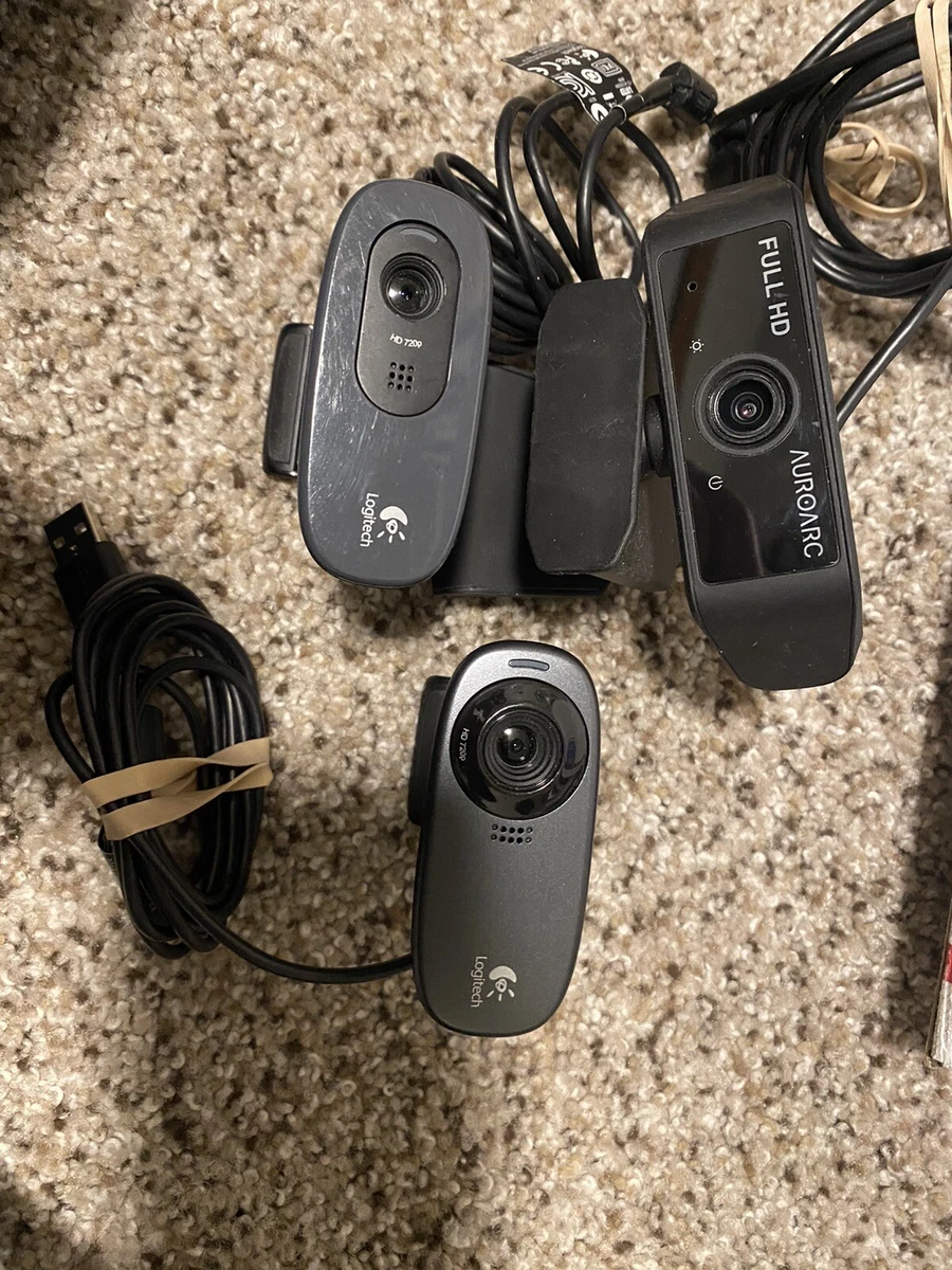 Logitech C310 C260 Auroarc HD Webcam Black Cam Camera