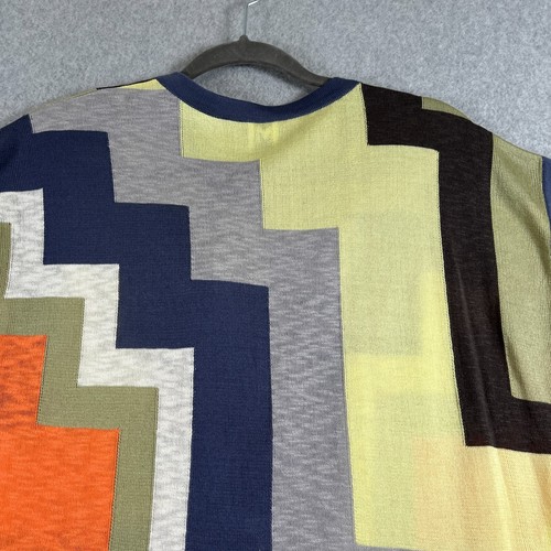 Camicia Missoni tunica donna 6 colori blocco misto lino seta eccellente - Foto 12 di 14