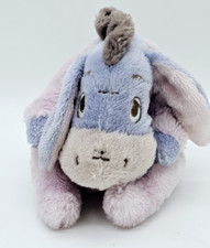 Baby Eeyore Disney Parks Pastel Plush Jingles Soft Floppy Lilac Pink Pooh RARE