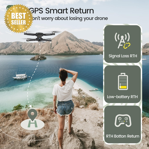 Holy Stone GPS Drone with 4K Camera - HS175D RC Quadcopter with Auto return - Picture 3 of 12