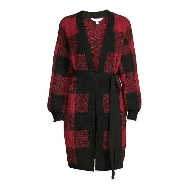 Suéteres para mujer Cárdigan De cuadros