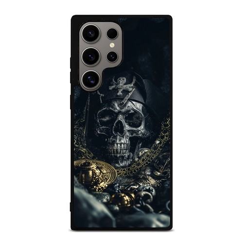For iPhone SE4 16E 12 13 14 15 16 Pro Max Metal Case dark battle pirate skeleton - Picture 5 of 25