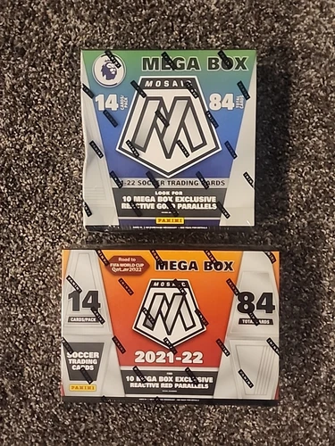 2021-22 Panini Mosaic Road to FIFA World Cup Qatar Soccer Mega Box & Base Mega