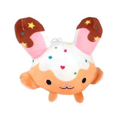 Smooshy Mushy BITSY BUNNY Plush by Fiesta, 6'' Soft Hang Loop