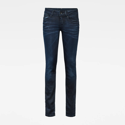 .G-Star 'MIDGE CODY MID SKINNY WMN' NEW Faded Blue Skinny Fit W29 L28 AU11