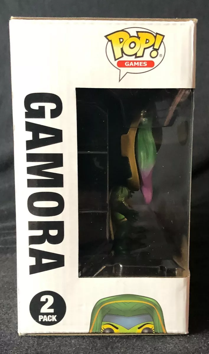 Funko Pop Gamora Vs Strider Hiryu Set Marvel Capcom 2 Pk Some box damage see pic