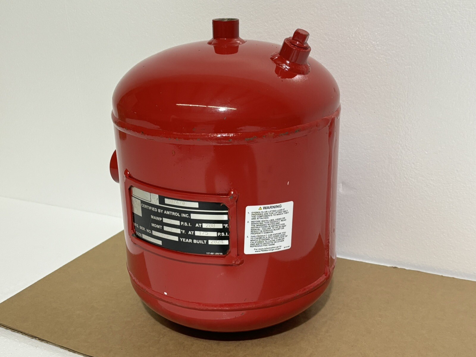 Amtrol FireXTrol FPT12C InLine Sprinkler System Expansion Tank 6.4
