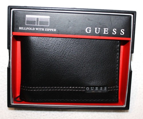 Cartera Hombre GUESS Cuero Negra $48.00 Nueva en la caja - Imagen 15 de 16