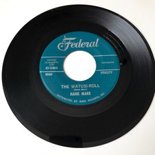 HANK MAAR. The Watusi-Roll. Sweet Nancy. FEDERAL 45-12468. SP USA 1962. Popcorn