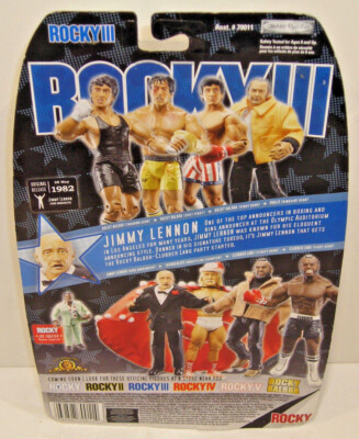 Rocky III JIMMY LENNON Action Figure SEALED Jakks Pacific Stallone