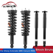 Set 4 Front+Rear Complete Shocks Strut For 2004-12 Chevy Colorado GMC Canyon RWD