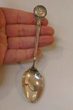 Vintage Mechanics Sterling Co. "Champlain 1609" Souvenir Spoon 