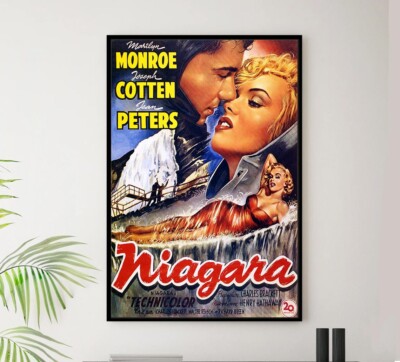 Niagara 1953 - Belgium - Vintage Classic Movie Poster | eBay