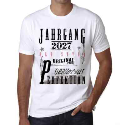 Herren Grafik T-Shirt Zur Perfektion gereift 2027 Öko-Verantwortlich Vintage