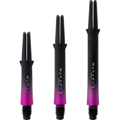 L-Style - Carbon L-Shaft Lock Straight TwoTone - Pink