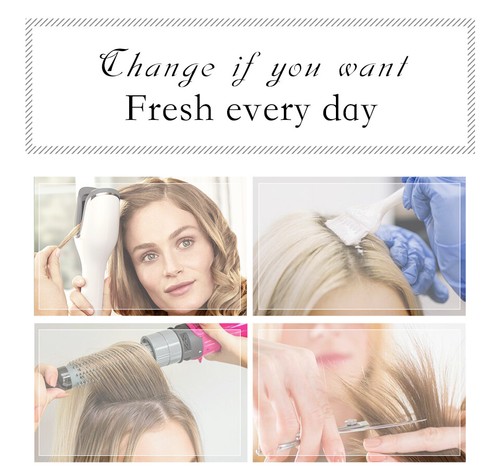 Dark Root Platinum Synthetic Hair Wigs With Bangs Long Natural Wavy Daily - Bild 8 von 12