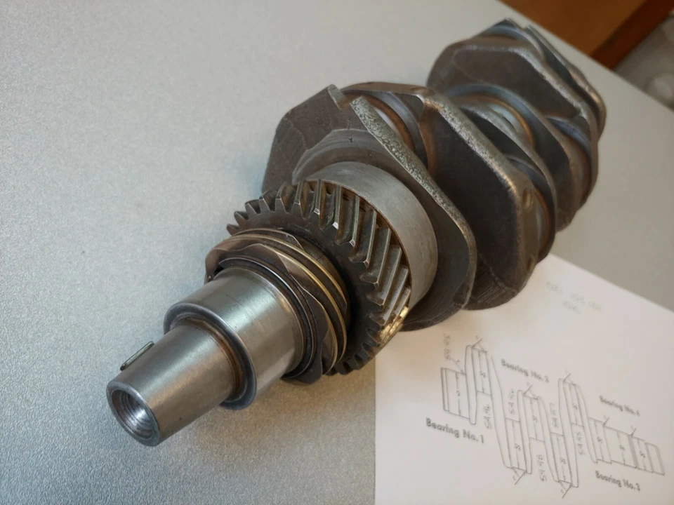 MUY BONITO CIGÜEÑAL USADO ORIGINAL ORIGINAL PORSCHE 914 1.7 1.8 STD STD 10K Foto 3 de 4