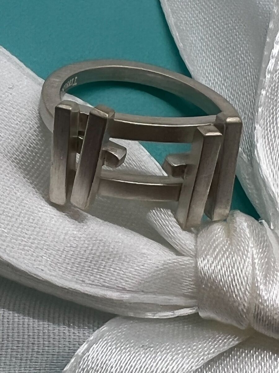 NEW Tiffany & Co. Frank Gehry Axis Ring Sterling Silver 925 NEW Tiffany & Co. Frank Gehry Axis Ring Sterling Silver 925