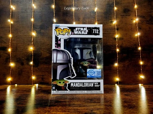 Funko Pop! Star Wars Impressions Japan - Mandalorian With Grogu - #772 - New