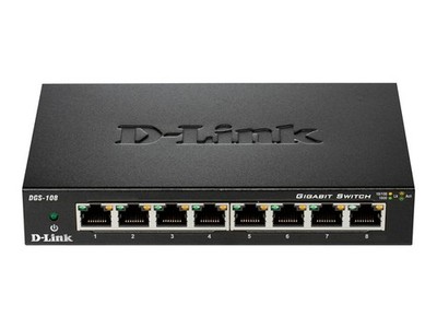 D-Link DGS 108 - Switch - 8 Anschlüsse - unmanaged #BY363
