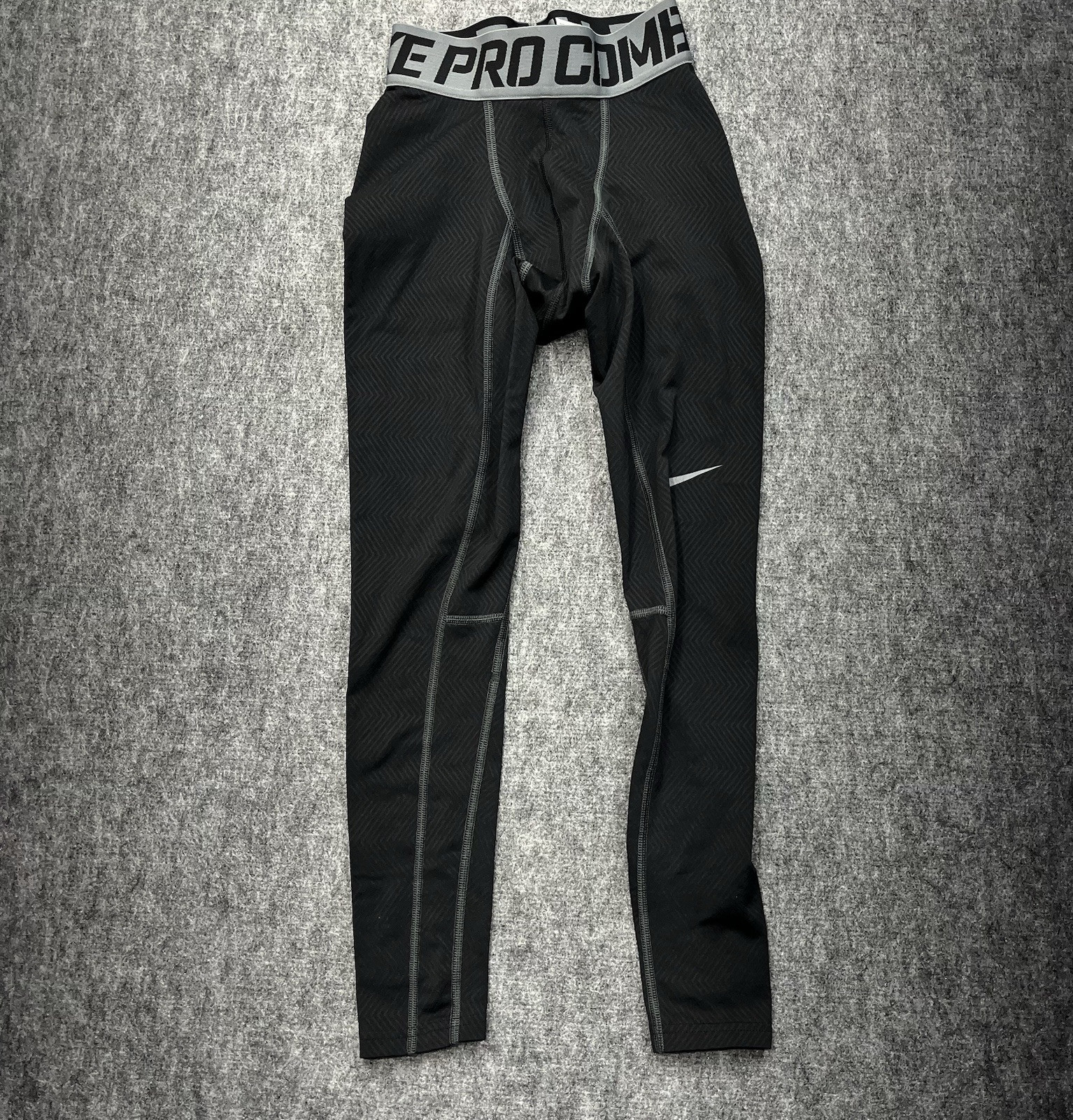 Nike Pro Combat Compression Pants for Men - Small, Black - Performance-Fit Tights for Enhanced Comfort and Support