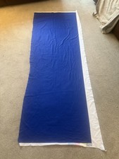 Blue Poker Table Speed Cloth Off Cut Unused 24 inches by 74 inches