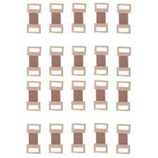 20Pcs Brown Elastic Bandage Clips Adhesive Bandages Bandage Wrap Clips Stretc...