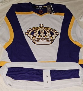 Adidas Authentic Los Angeles Kings Reverse Retro 2.0 NHL Hockey Jersey 52 NWT