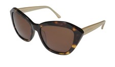 NEW ISAAC MIZRAHI 30218 SUNGLASSES WOMENS FULL-RIM TT CAT EYE PLASTIC TORTOISE