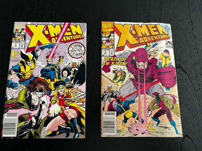 X-Men Adventures #1 & 2 lot  Newsstands 1st App Morph Animated X-Men '97  1992
