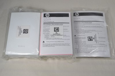 HP Glossy Borderless Photo Paper 4'' X 6'' 300 Sheets and 5'' X 7'' 25 Sheets