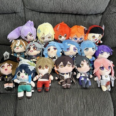 Genshin Impact 8  Plush, Lot Of 17 Unique Characters, New Bulk, No Tags
