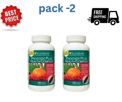 #ad #ad pack of 2 trunature Prostate Plus Health Complex 250 Softgels with Saw Palmento $28.00