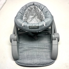 Summer Infant Learn to Sit 2 Position Floor Booster Seat Foldable Portable Gray