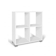 Libreria Bassa Multiuso Scaffale Mobile Soggiorno Legno 60x24x68 cm