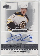 2016-17 Upper Deck Premier Rookie Auto 317/399 Danton Heinen #55 Auto 16dg