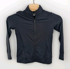 FootJoy Womens S Performance Golf Jacket Full Zip Black Spandex Stretch Layering
