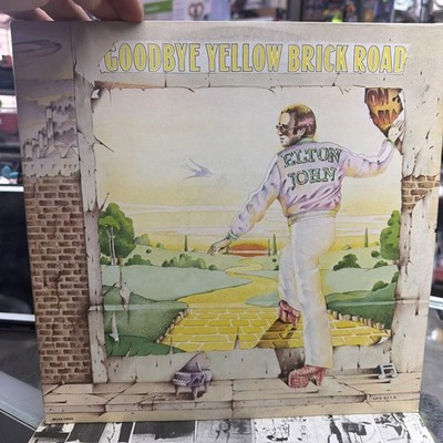 VINTAGE Elton John Goodbye Yellow Brick Road 2 Discs 1973 Vinyl 12'' Records