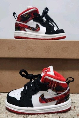 Nike Air Jordan 1 Mid PS ''Bad Santa'' 640735-607 Preschool Size 4C EUC 