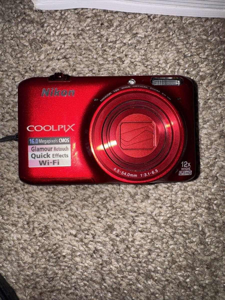 Nikon COOLPIX S6500 レッド Nikon COOLPIX S6500 Wi-Fi Digital Camera with 12x Zoom (Red) PARTS