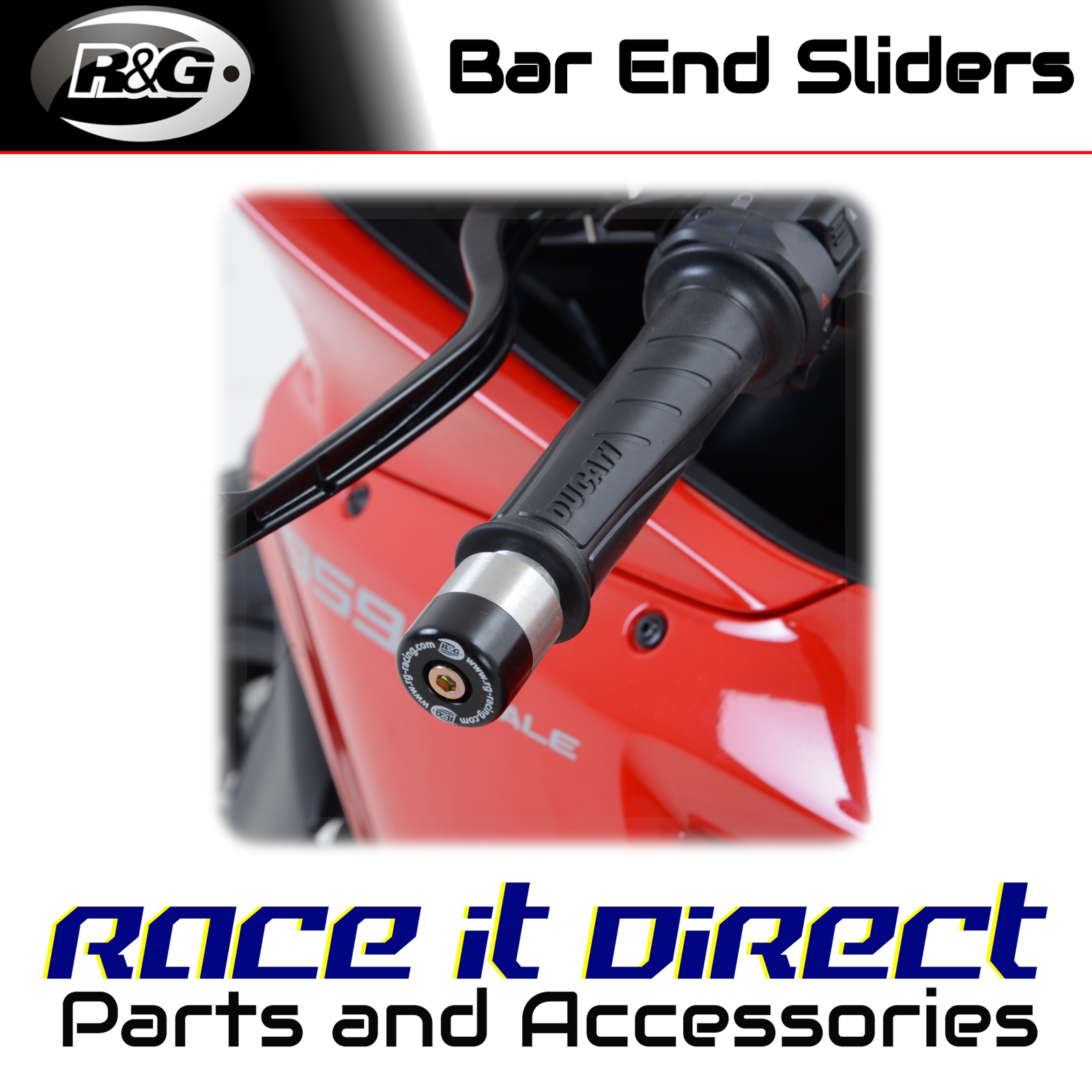 R&G - BE0018BK - Bar End Sliders