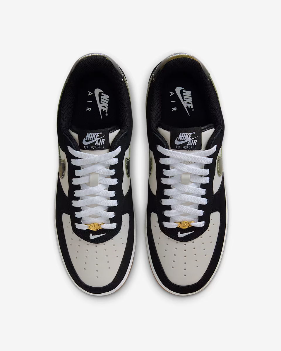 Size 10.5 - Nike Air Force 1 Low Black Patent Camo Swoosh for sale