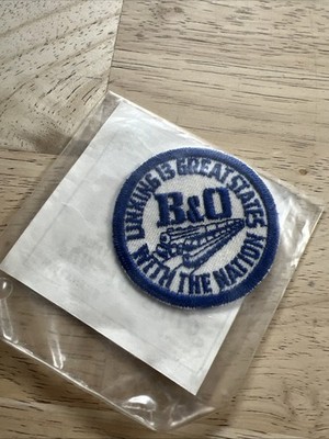 Vintage Baltimore & Ohio Linking 13 Great States with the Nation Sew On Patch