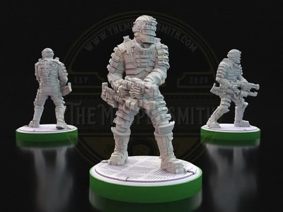 Void Engineer V.2   Miniature inspired by Isaac Clarke / Dead Space