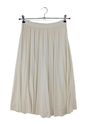 HALLHUBER Glockenrock Damen Rock Gr. DE 36 wollweiß Casual-Look